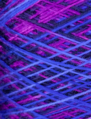 8/2 (WL) Cotton Variegated - Lake Nite - 1# - 1 in stock